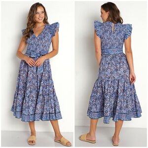 Cleobella Autumn Midi Dress Paisley Print [Q12]